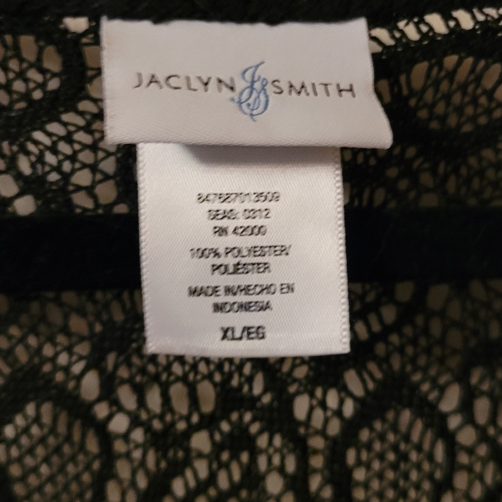 Jaclyn Smith Lace Top/Swimsuit Coverup XL - Picture 3 of 7